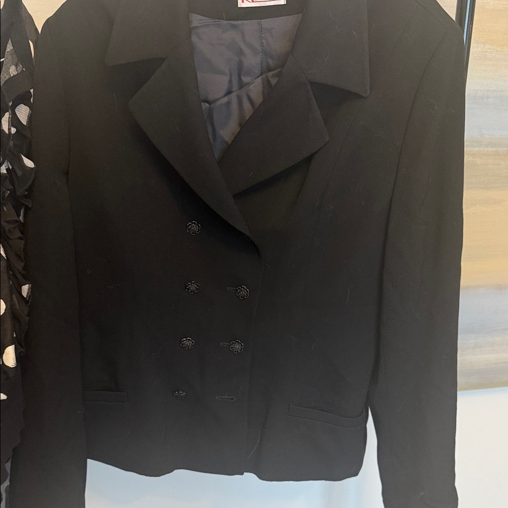 Karl Lagerfeld Black Women's Blazer